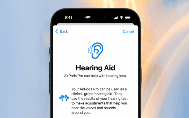 hearing aid airpods pro support