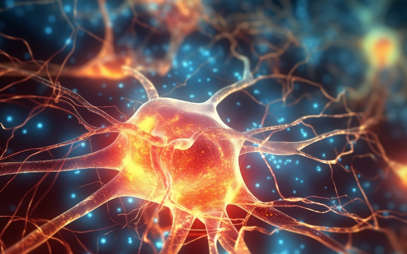 Network of brain neurons