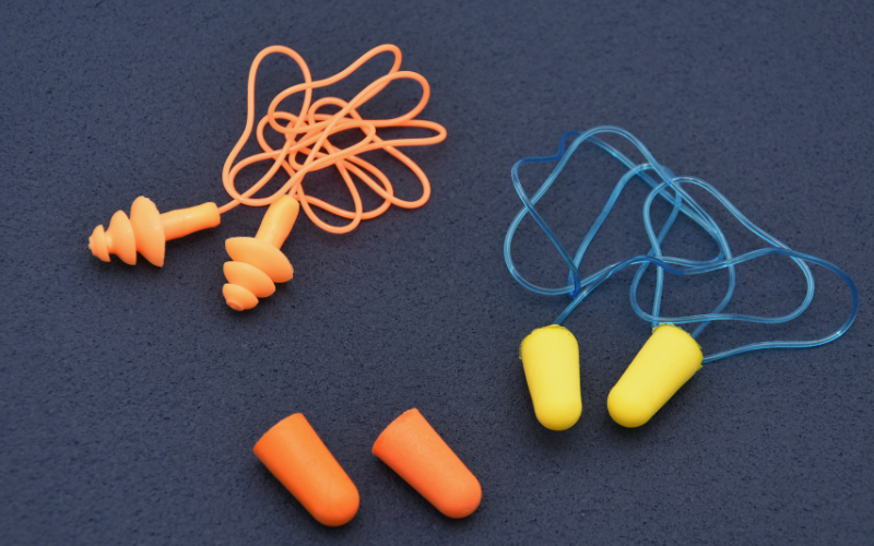 Assortment of earplugs