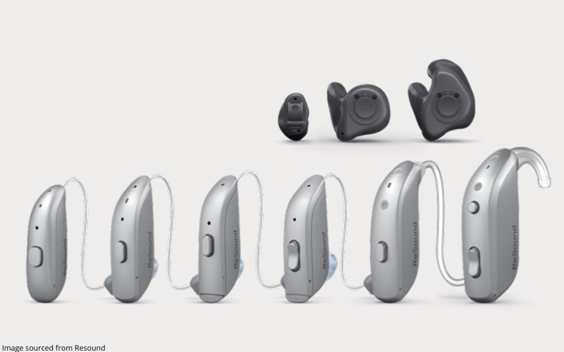 ReSound rechargeable hearing aids