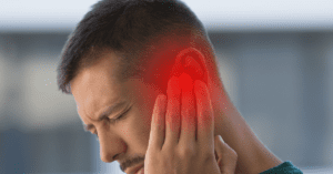 Man with tinnitus